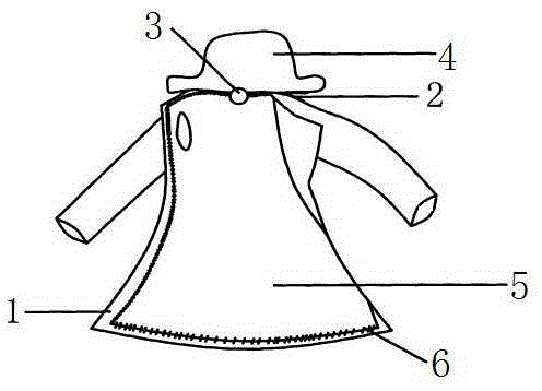 Garment disassemblable for washing