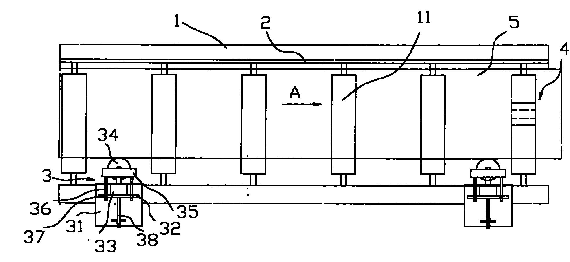 External wall panel feeding system