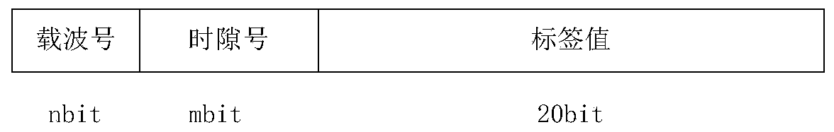 Variable-length label design method suitable for multi-service type satellite network