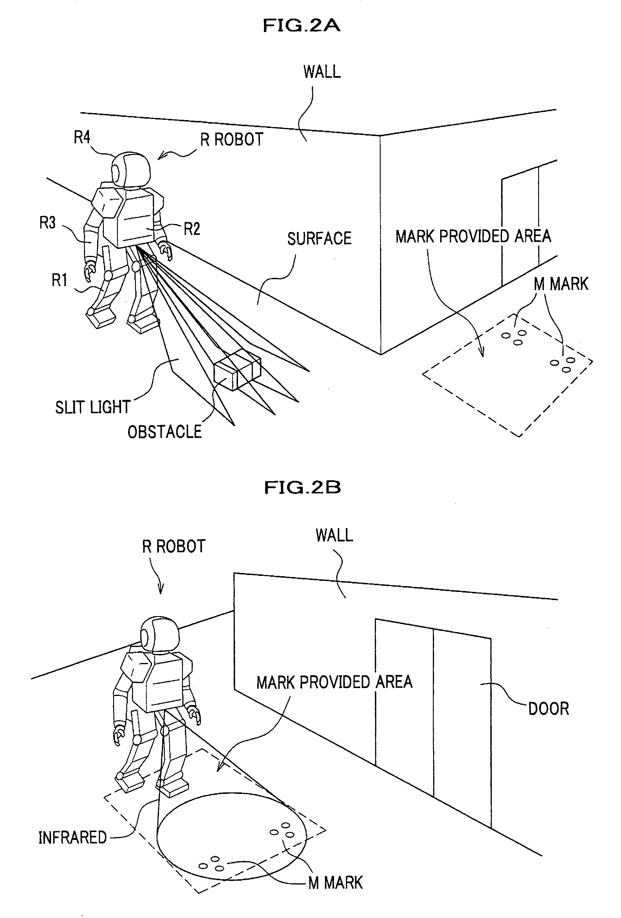 Mobile robot and controller for same