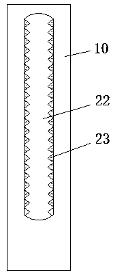 Gap filling device for construction wall