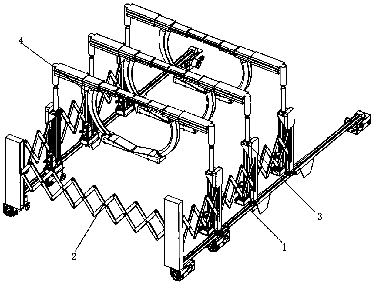 Foldable transferring and nursing robot