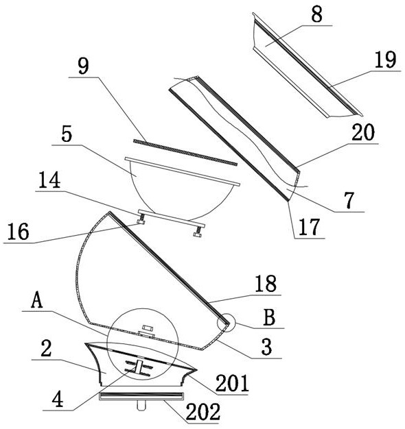 Rotary circular spotlight