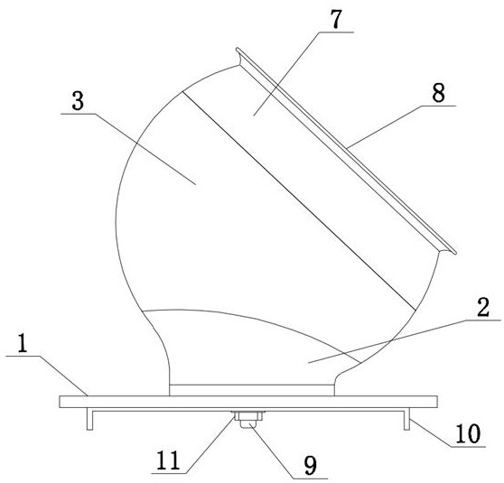 Rotary circular spotlight