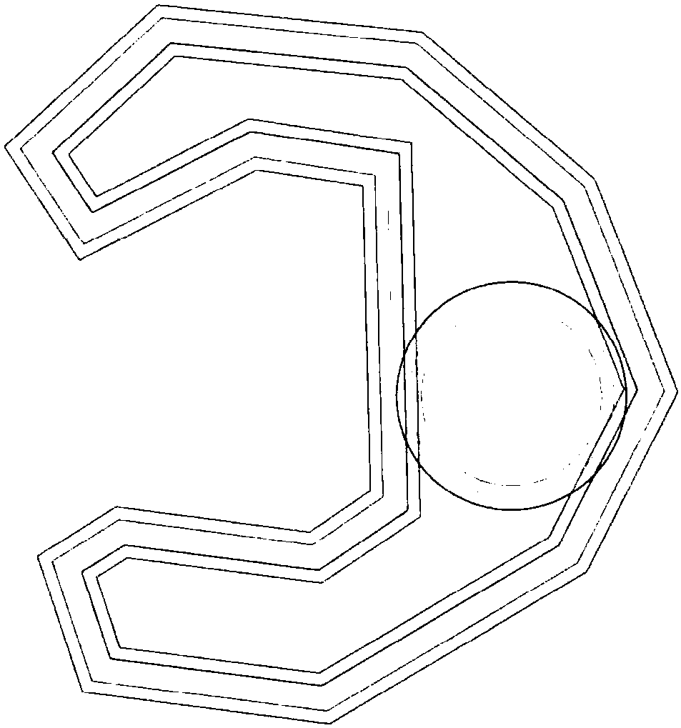 Mixed fill path generation method in arc fuse additive manufacturing technology