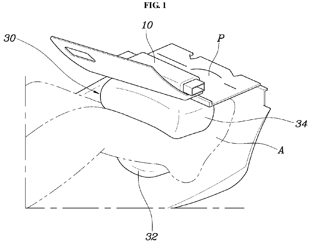 Occupant ankle protection apparatus for vehicle