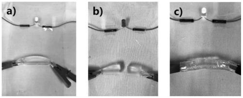 Hydrogel flexible strain sensor and preparation method thereof