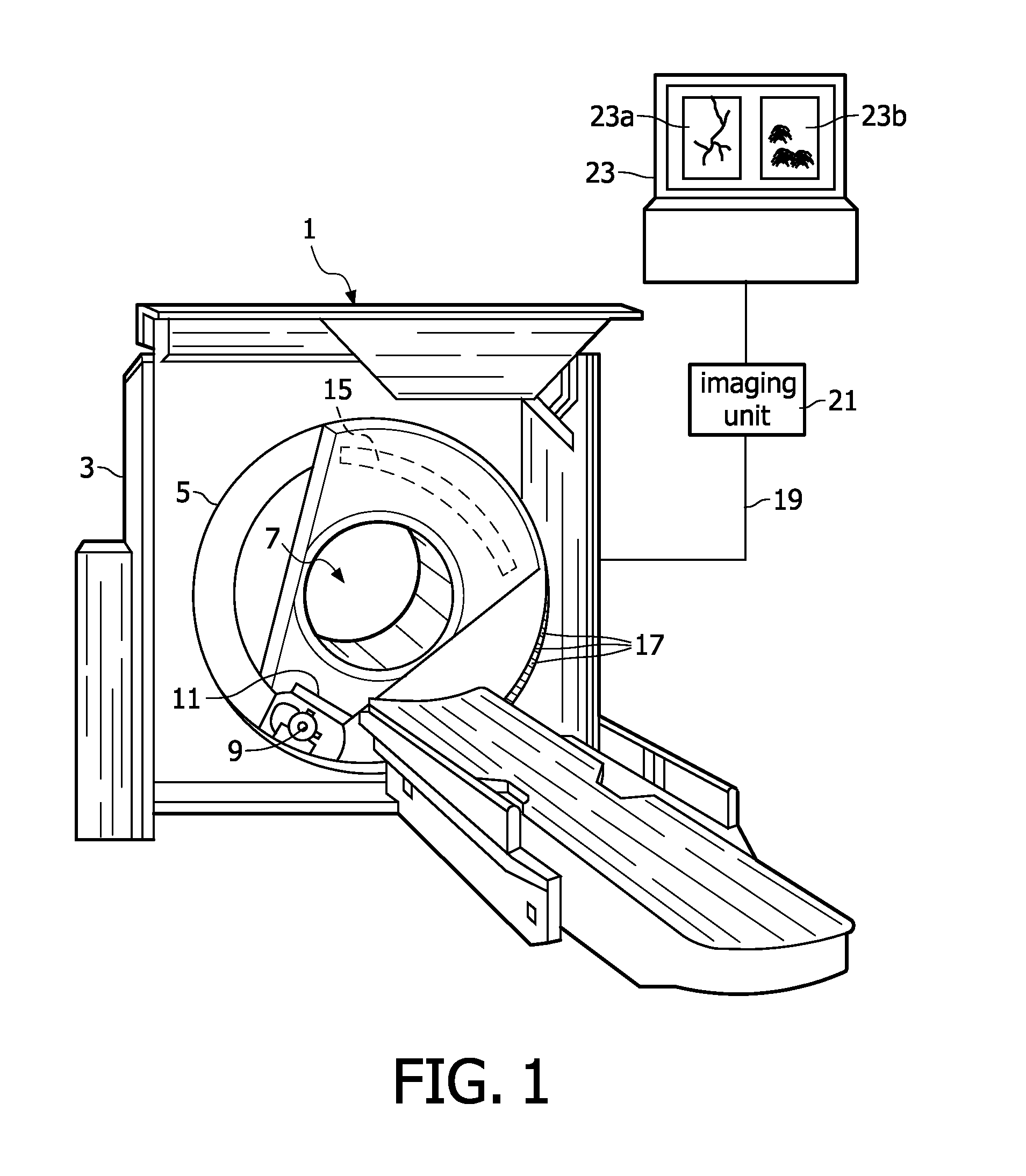 Medical X-ray examination apparatus for performing K-edge imaging