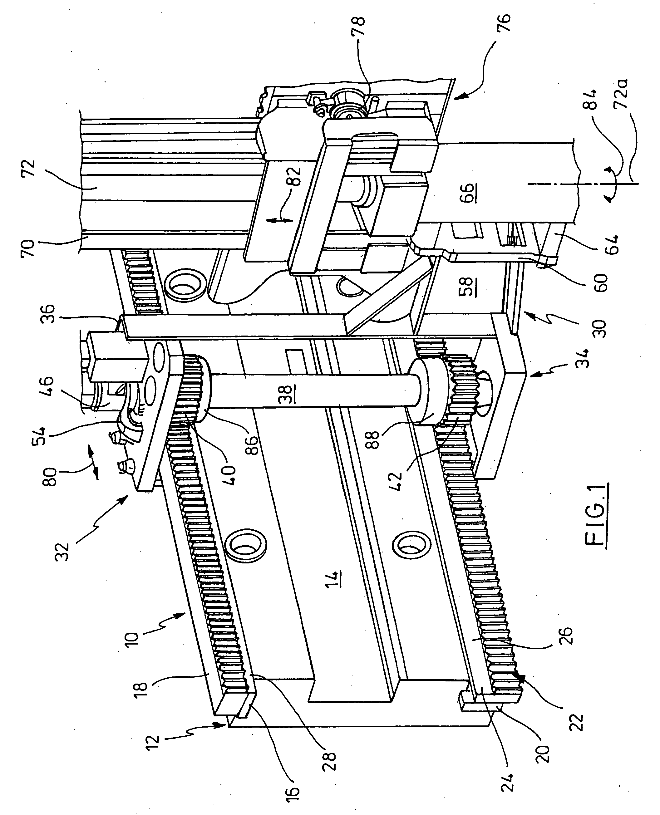 Three-side stacker