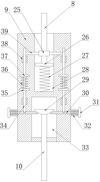 Copper foil tension testing device