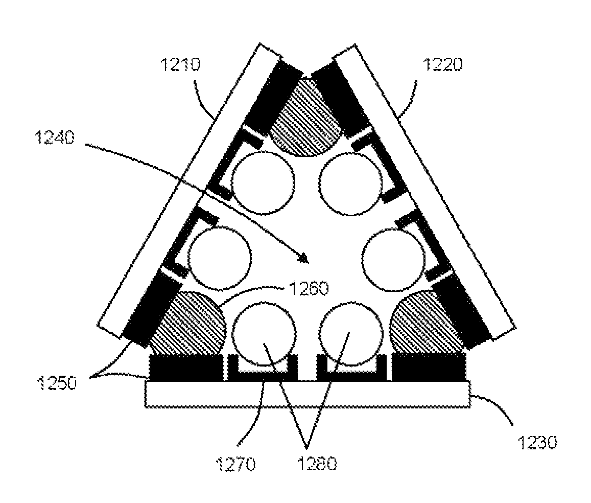 Microengineered multipole ion guide