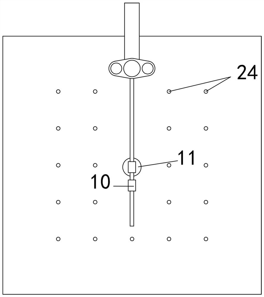 Plate impact test device