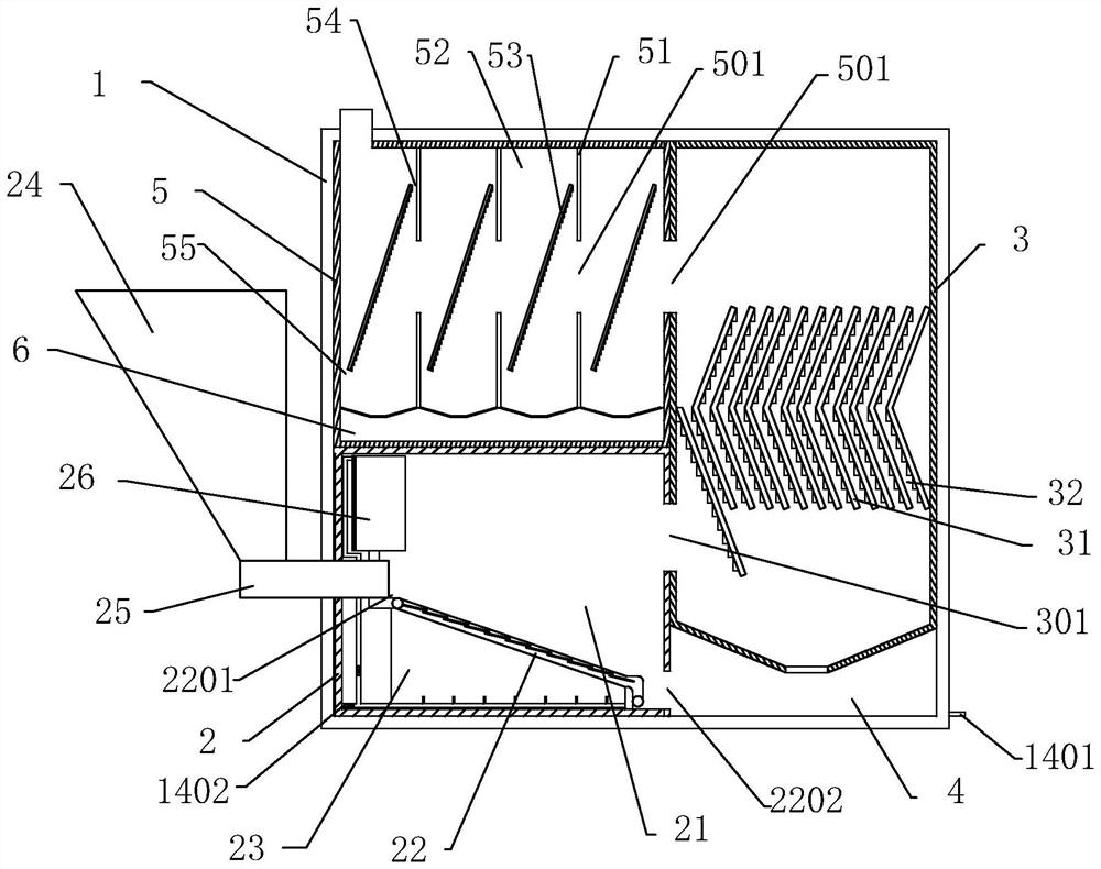 Integrated hot blast stove