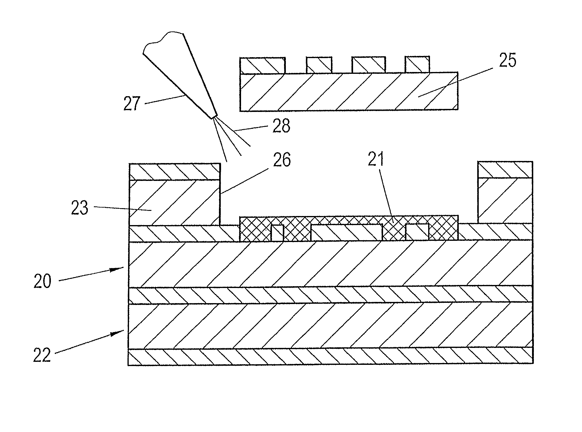 Method for producing a multilayer printed circuit board, adhesion prevention material and multilayer printed circuit board and use of such a method