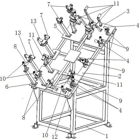 Automatic positioning equipment for body-in-white stamping part