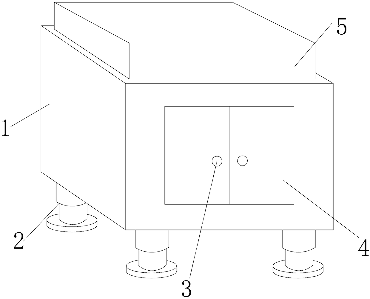 Ink box protection device preventing ink shaking during transportation through fluid pressure stretching