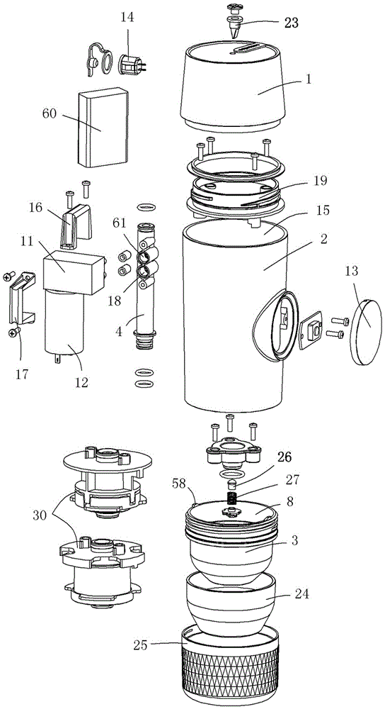 Portable coffee maker