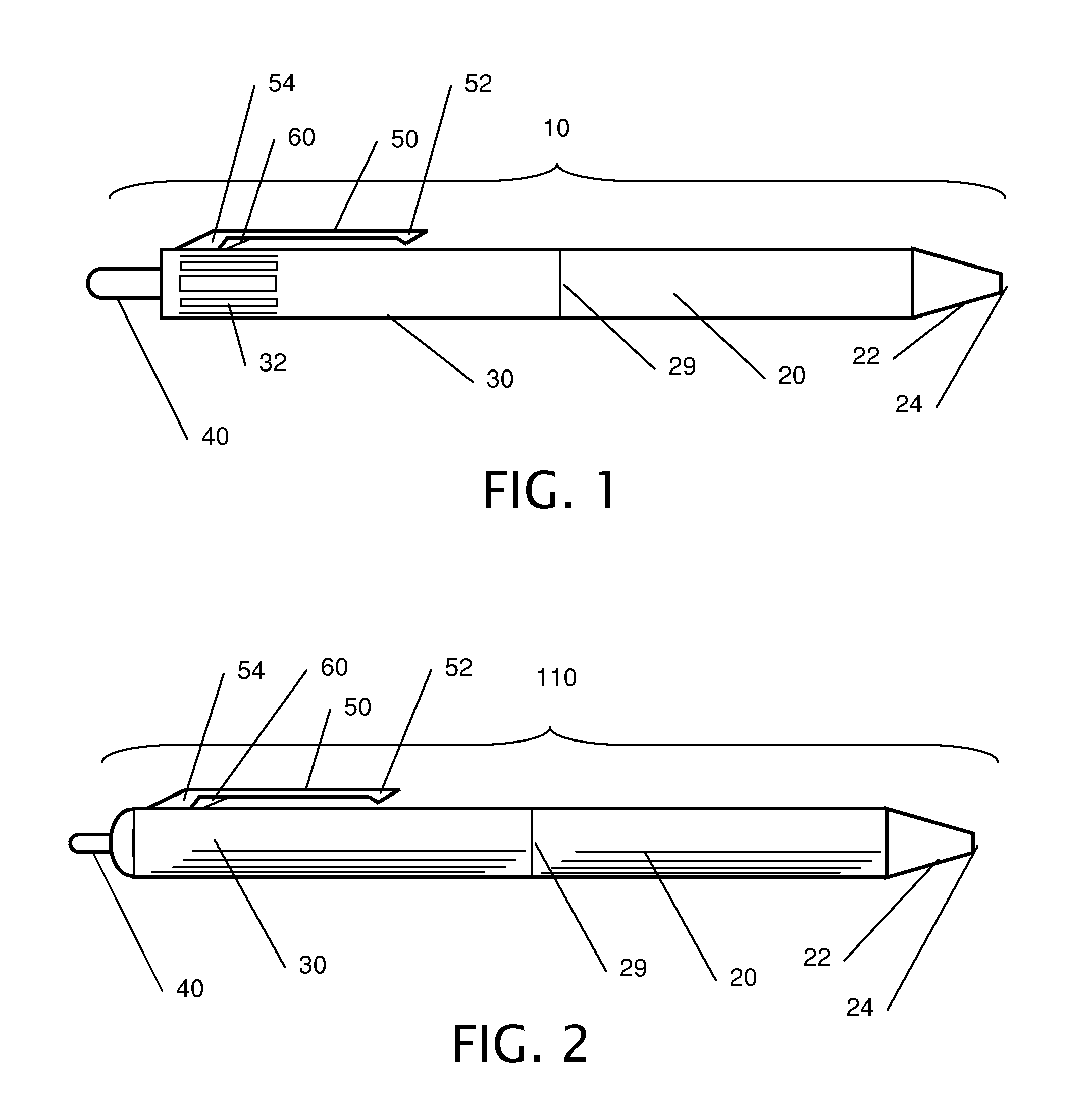 Letter opening stylus and writing instrument with pocket clip