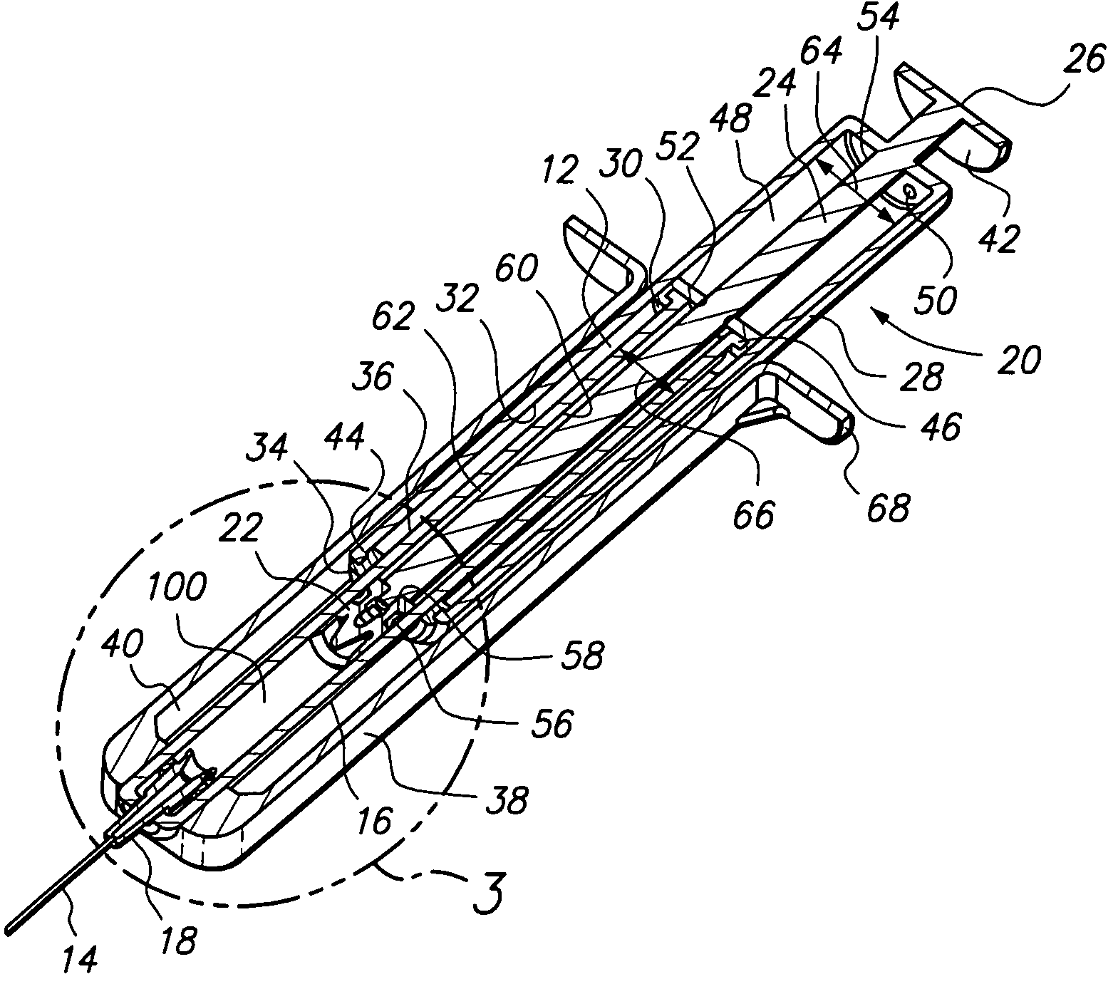 Vacuum actuated small volume syringe