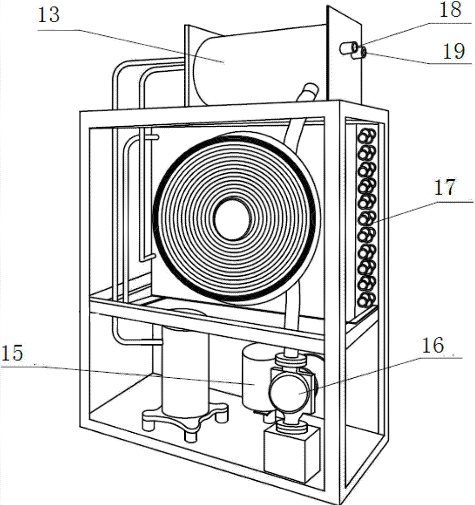 Novel rubber covered roller winding and surface-covering machine