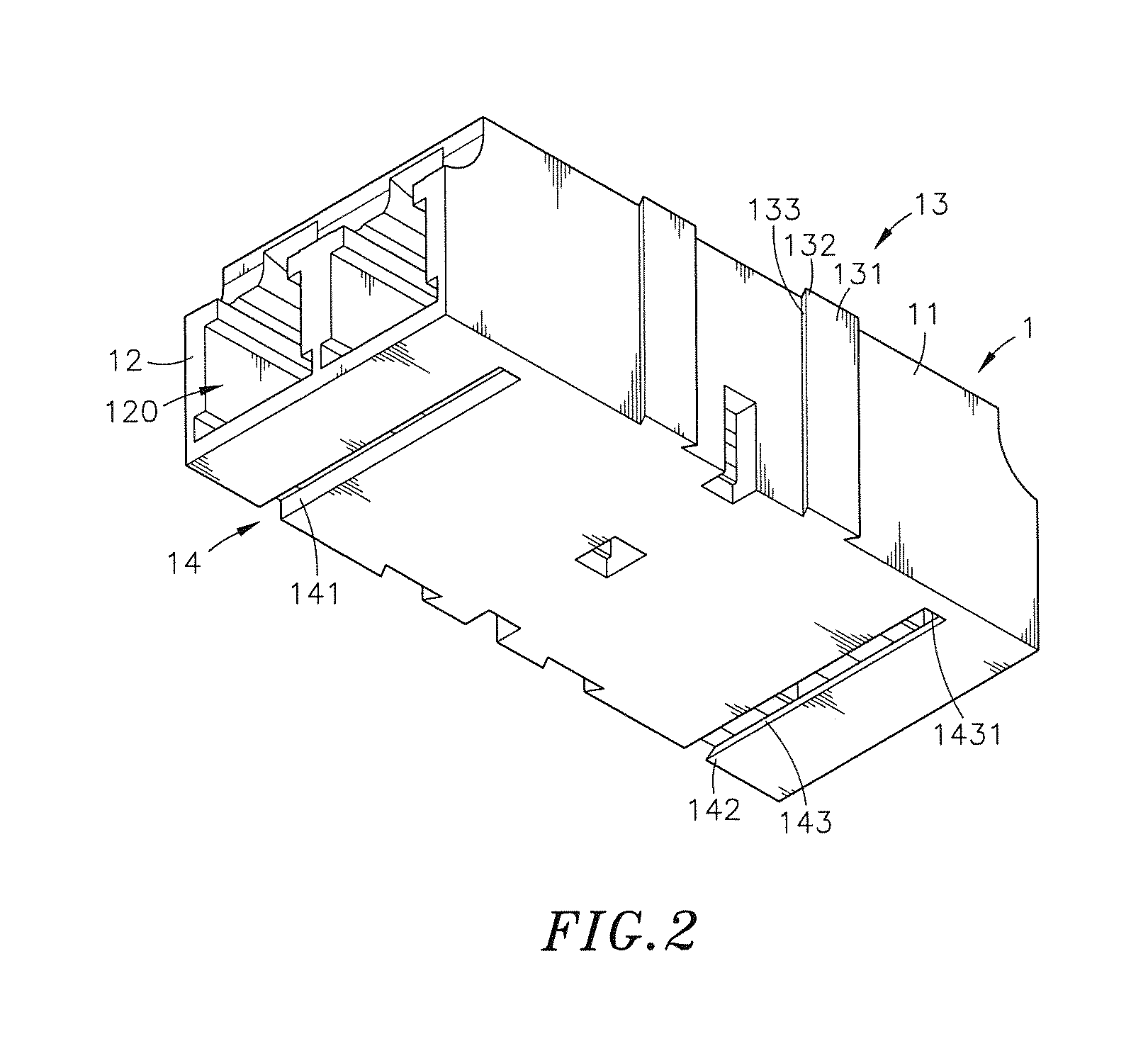 Stackable optical fiber adapter