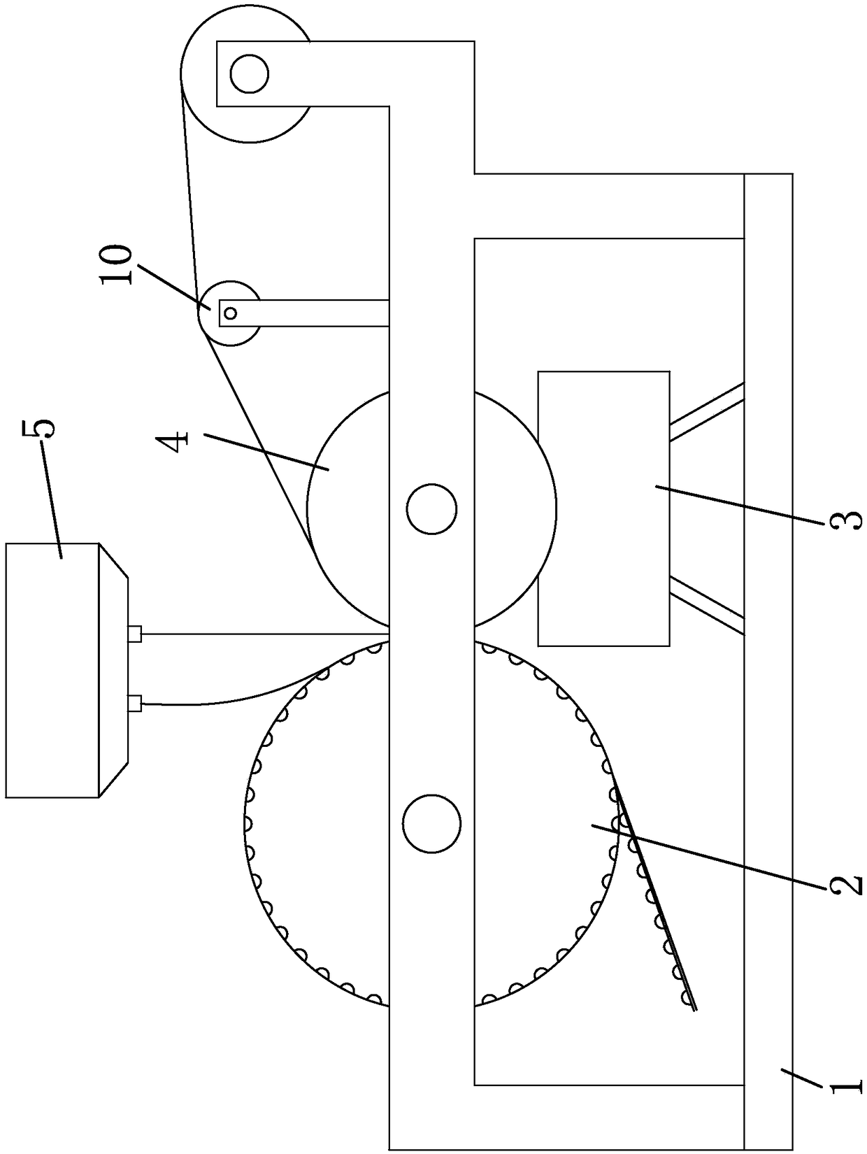 Degradable high-strength composite air bubble film and processing method thereof