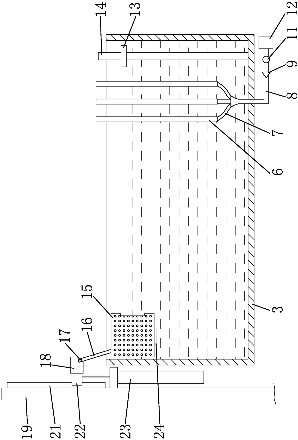 Degradable high-strength composite air bubble film and processing method thereof