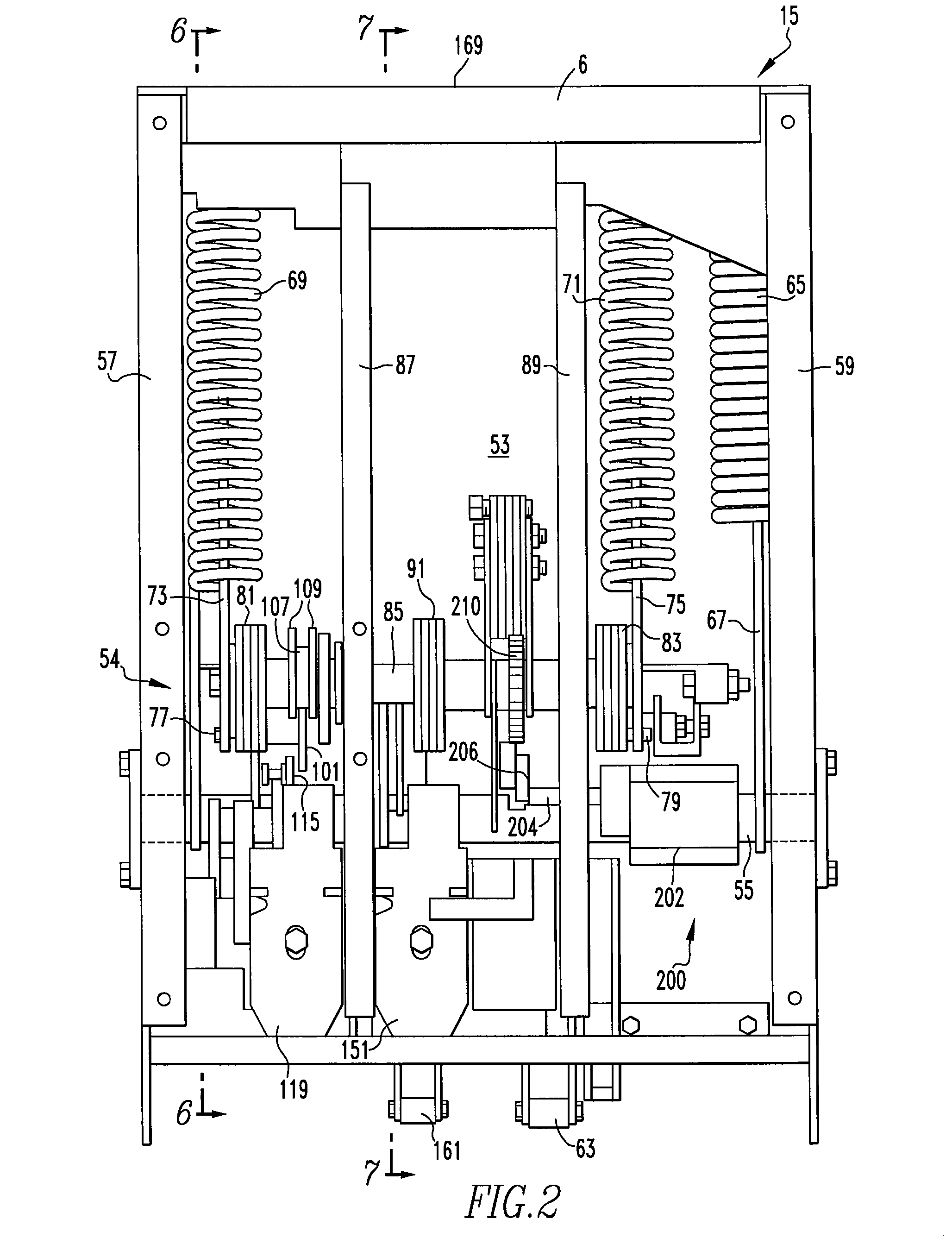 Inertial solenoid delay for the opening of medium voltage circuit breakers