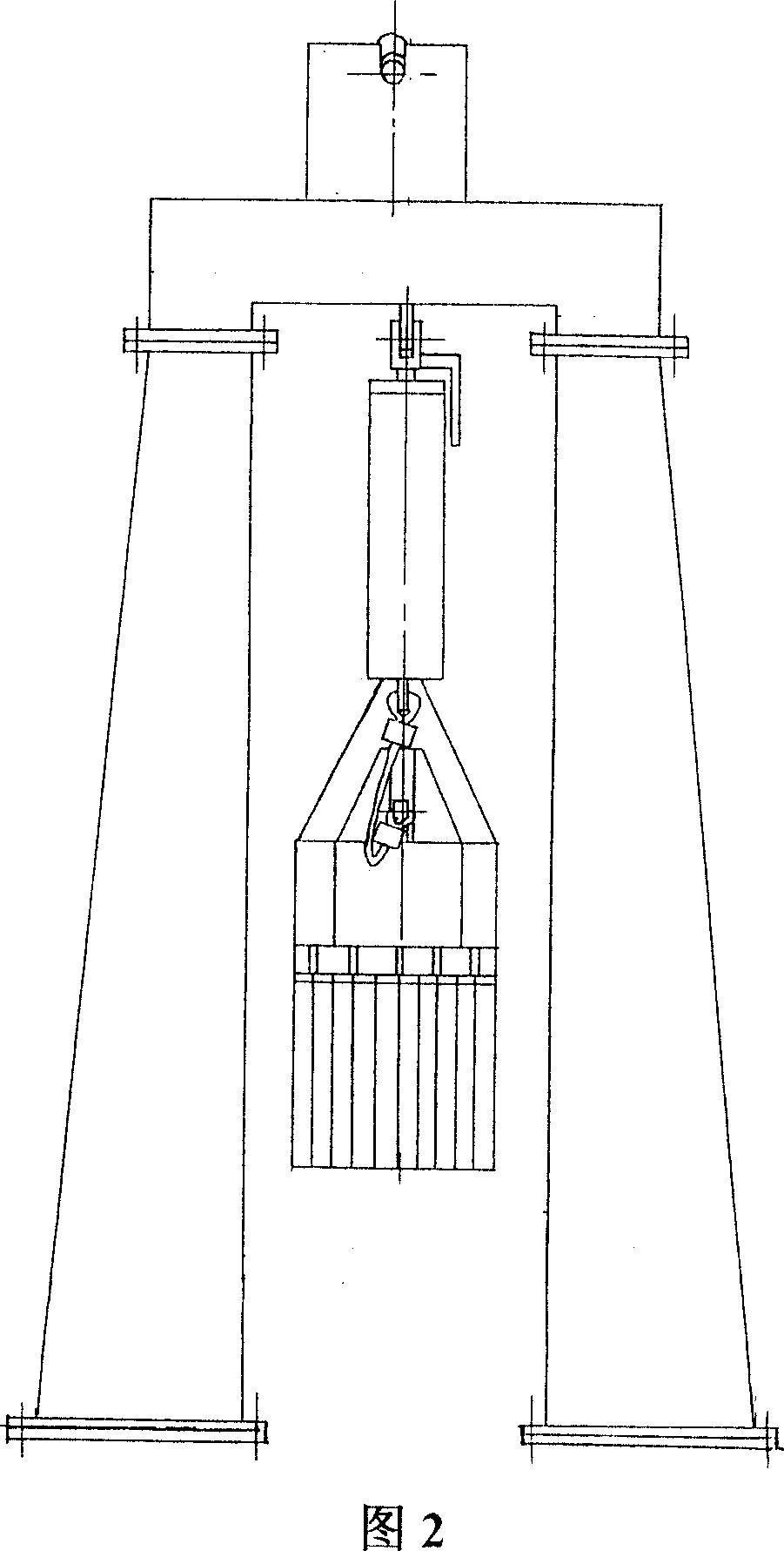 Test device for safety lock of high-rise working cradle