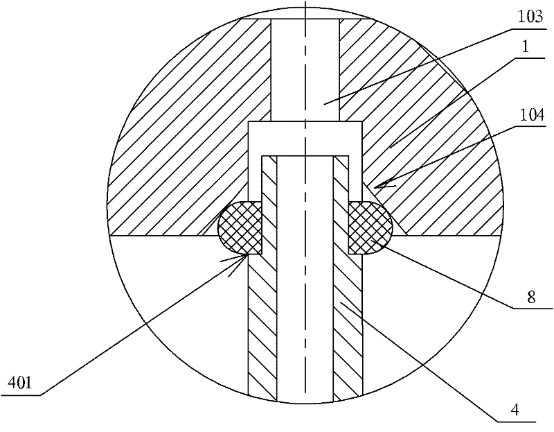 LED heat radiator and local nickel plating device and local nickel plating method thereof