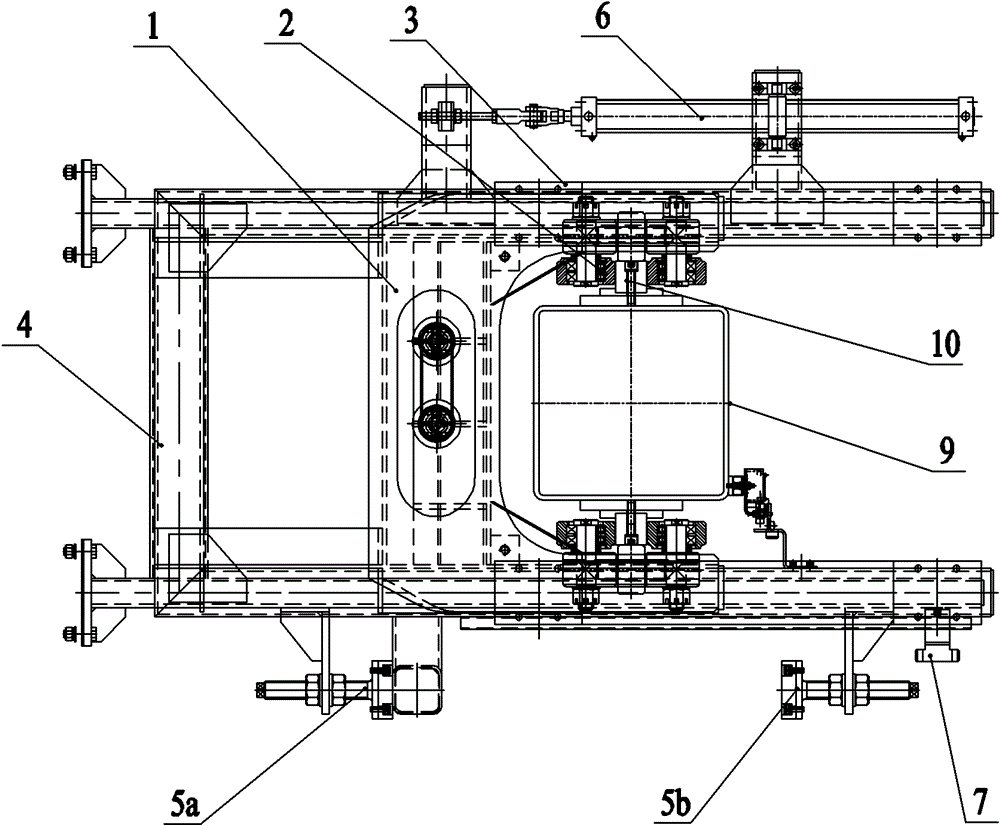 Single-upright telescopic carriage