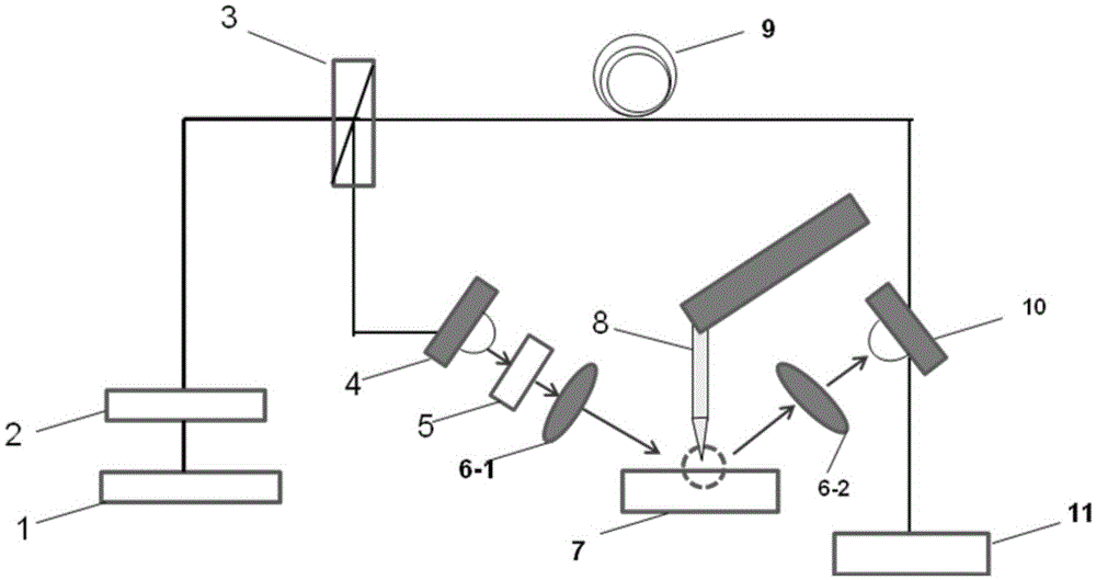 Real-time scattering type terahertz quasi-time-domain near field polarization spectrograph