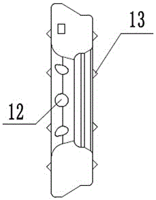 A precision casting method for the rear cover of a spiral supercharged diffuser