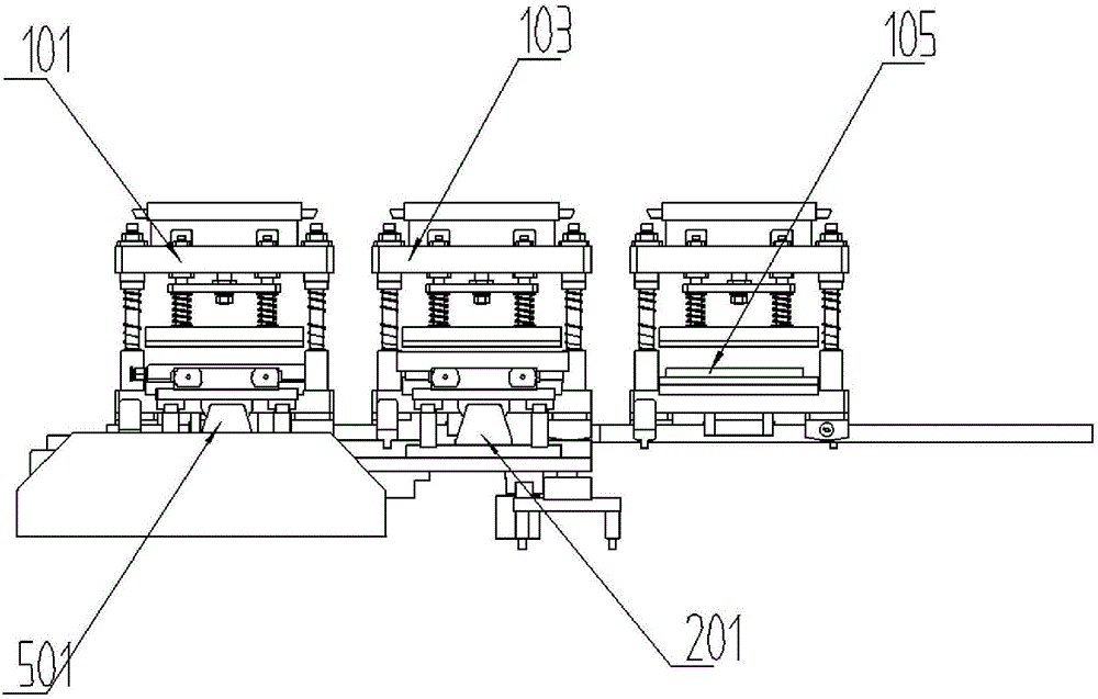 Hot ironing and cold ironing switching mechanism for battery cells and hot ironing and cold ironing technology for battery cells