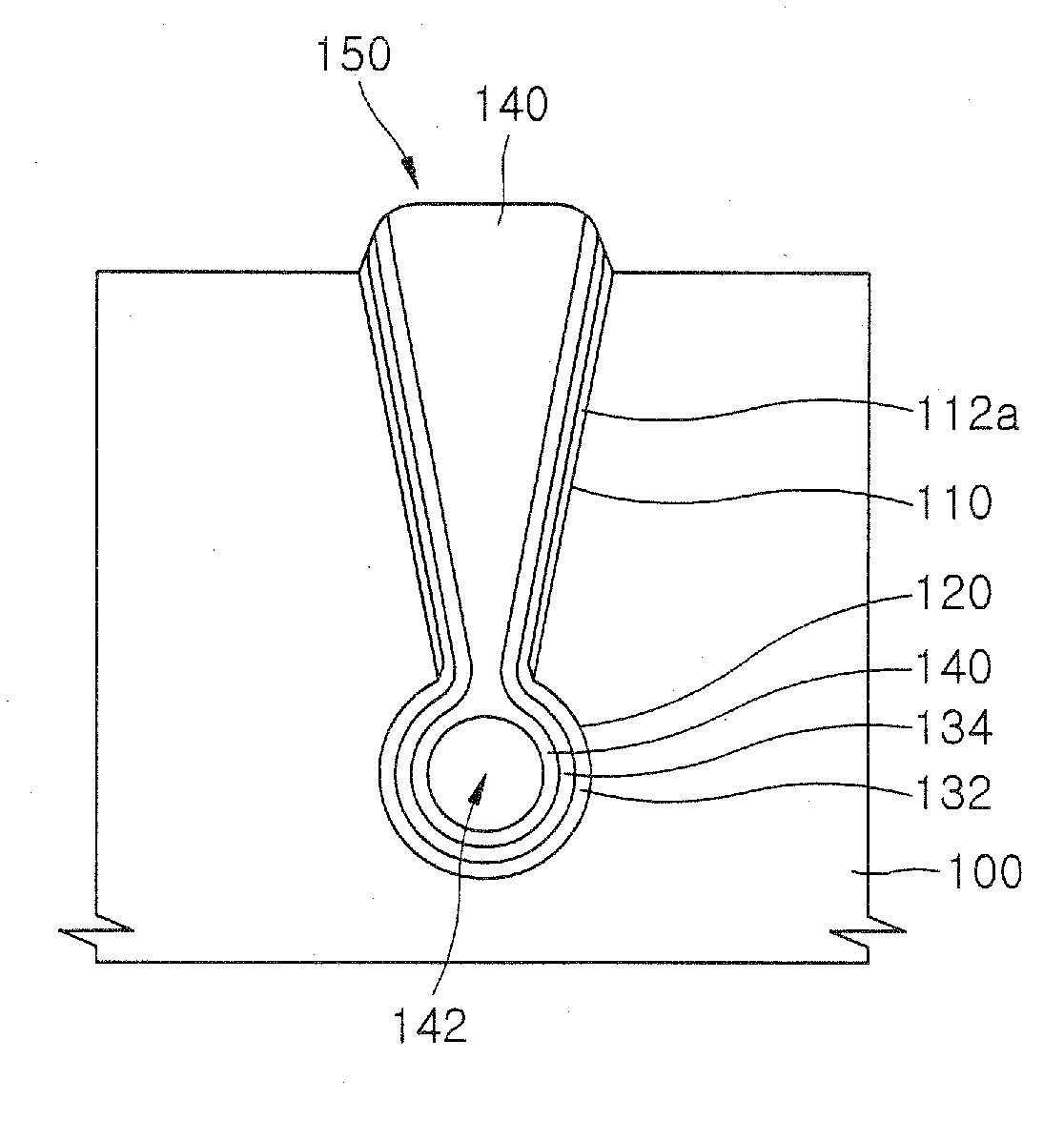 Semiconductor device having shallow trench isolation structure and method of manufacturing the same