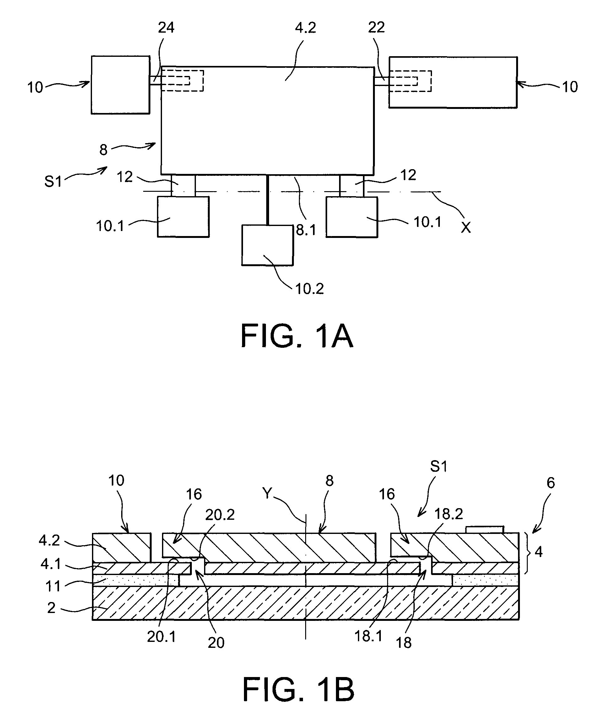 Micromechanical structure comprising a mobile part having stops for out-of plane displacements of the structure and its production process