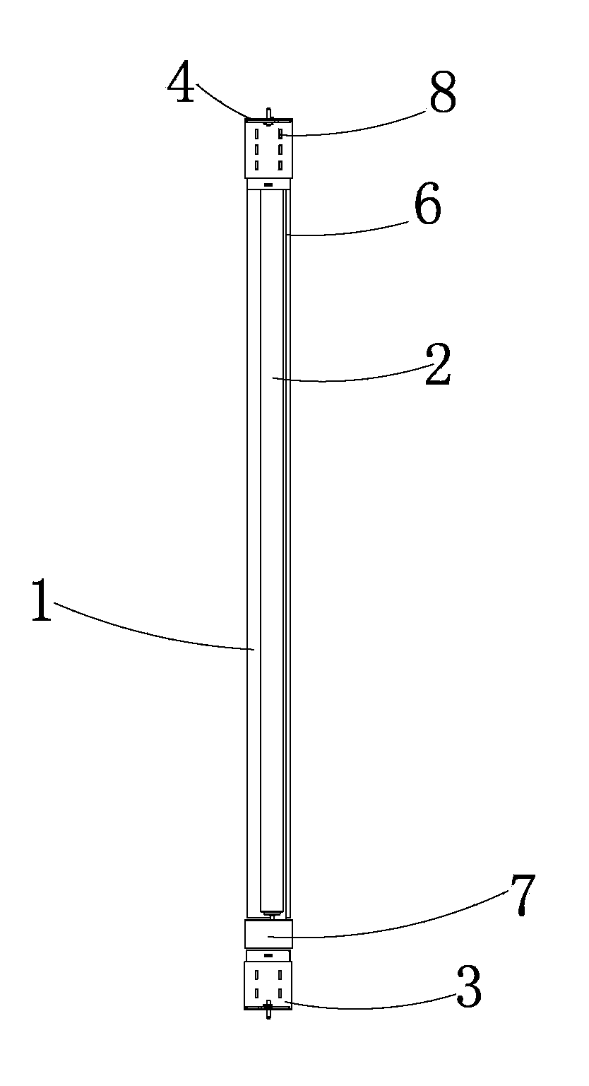 Tube-in-tube energy-saving lamp