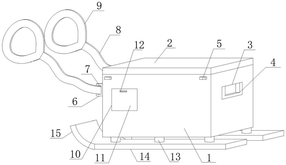 Portable lake monitoring equipment storage device