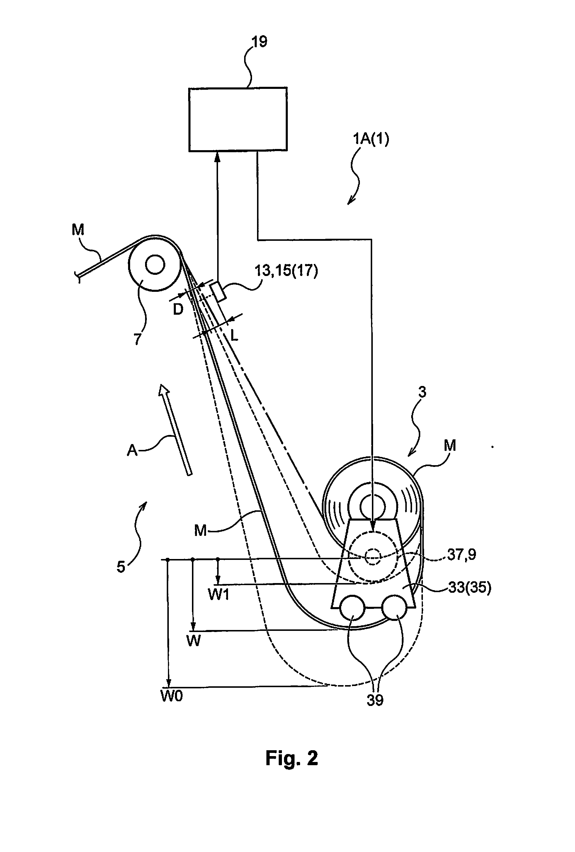 Liquid discharge device and media reel-out method