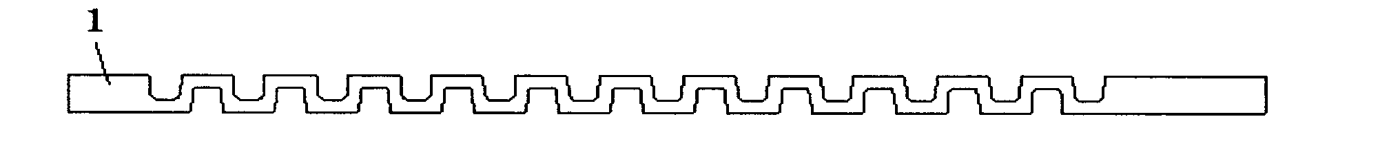 Heat radiation bipolar plate of fuel battery