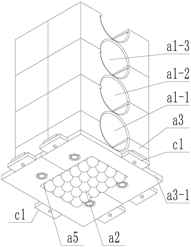 Vertical bridge cable compensation device