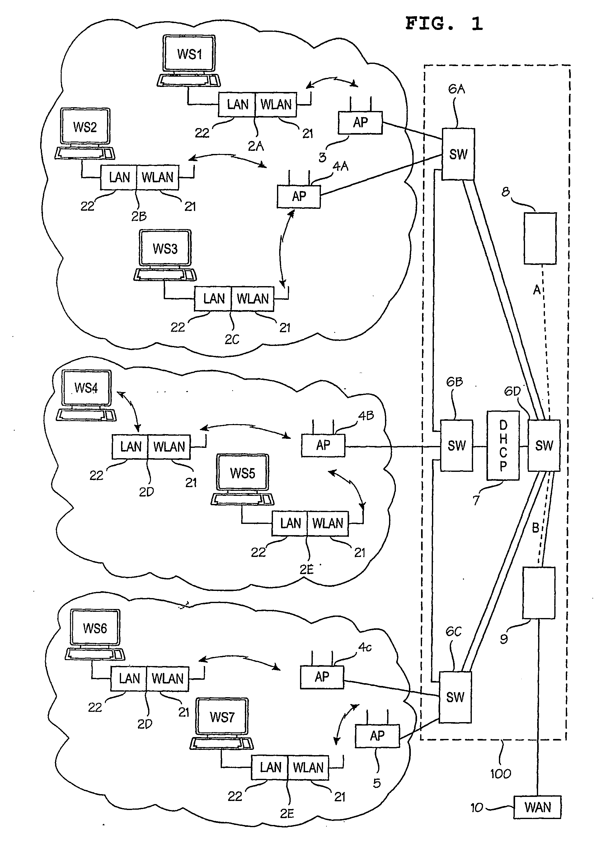 Wireless Local Area Network, Adapter Unit and Equipment