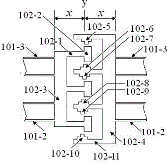 Micro-electromechanical double-layer thin-film cell out-of-plane bending curvature test structure