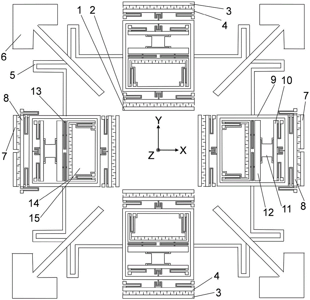 A Monolithically Integrated Fully Decoupled Three-Axis Silicon Microgyroscope