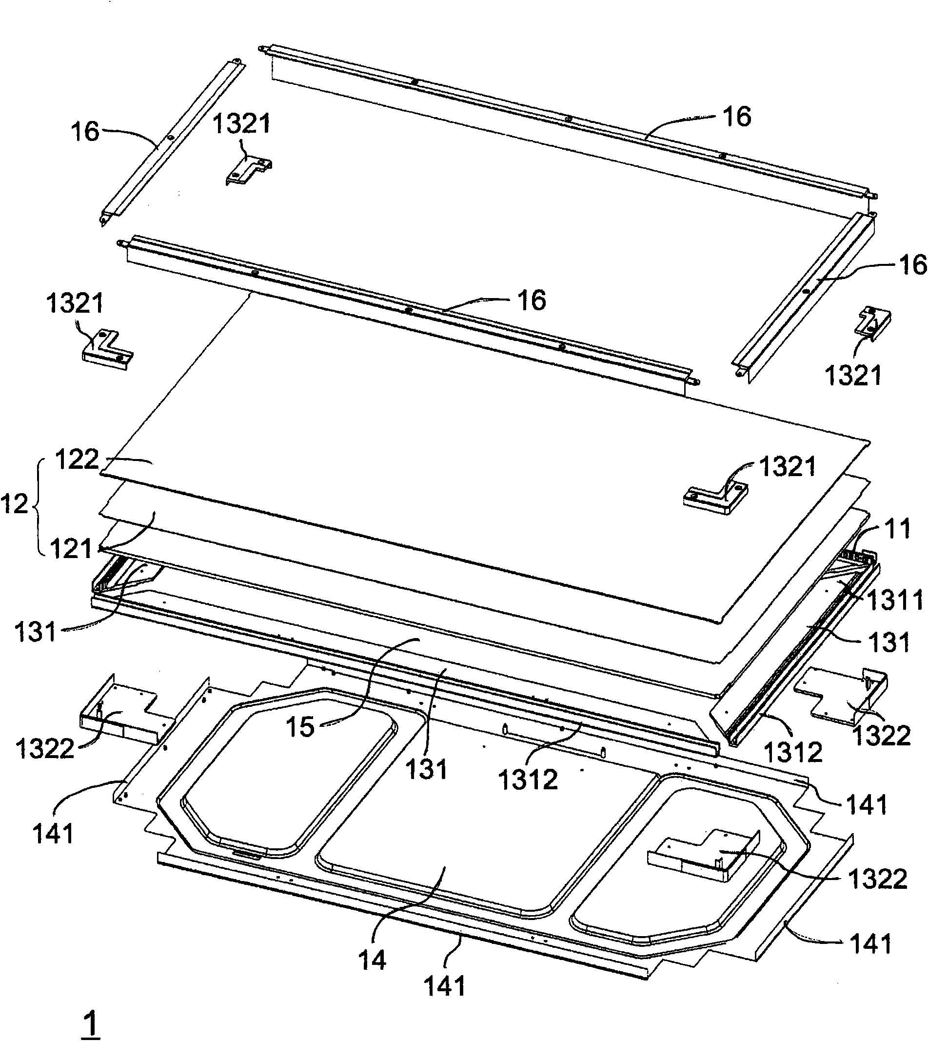 Liquid crystal display and side light type liquid crystal display backlight module