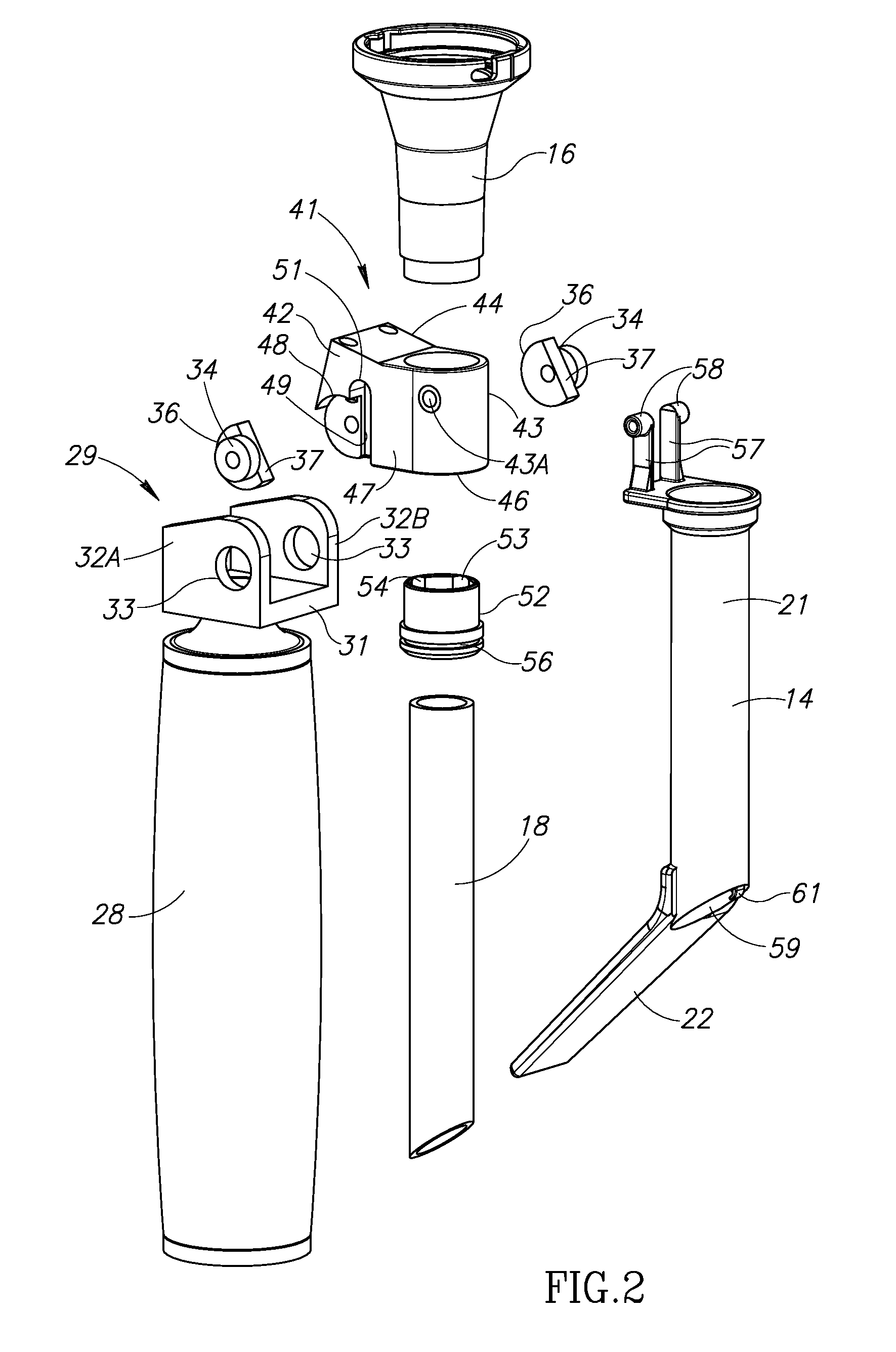 Laryngoscope assembly with enhanced viewing capability