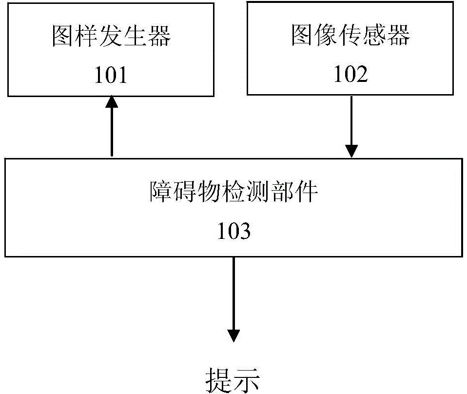 Barrier detection device and method