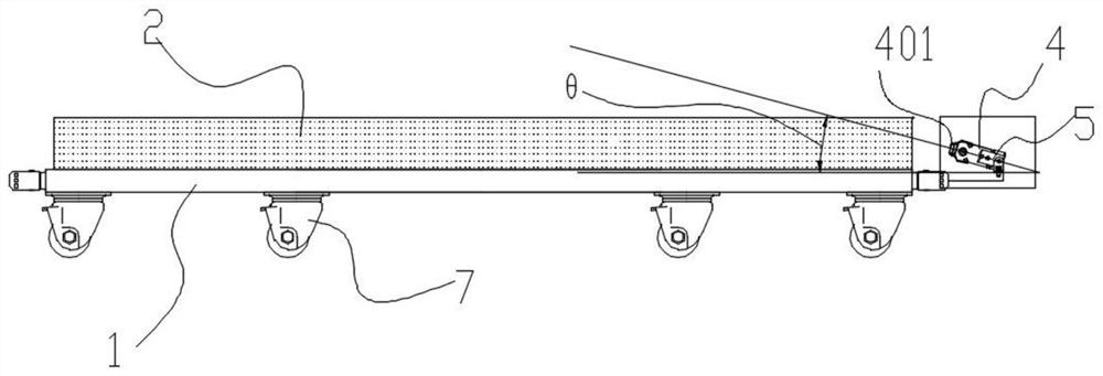 Paper delivery device and paper delivery table