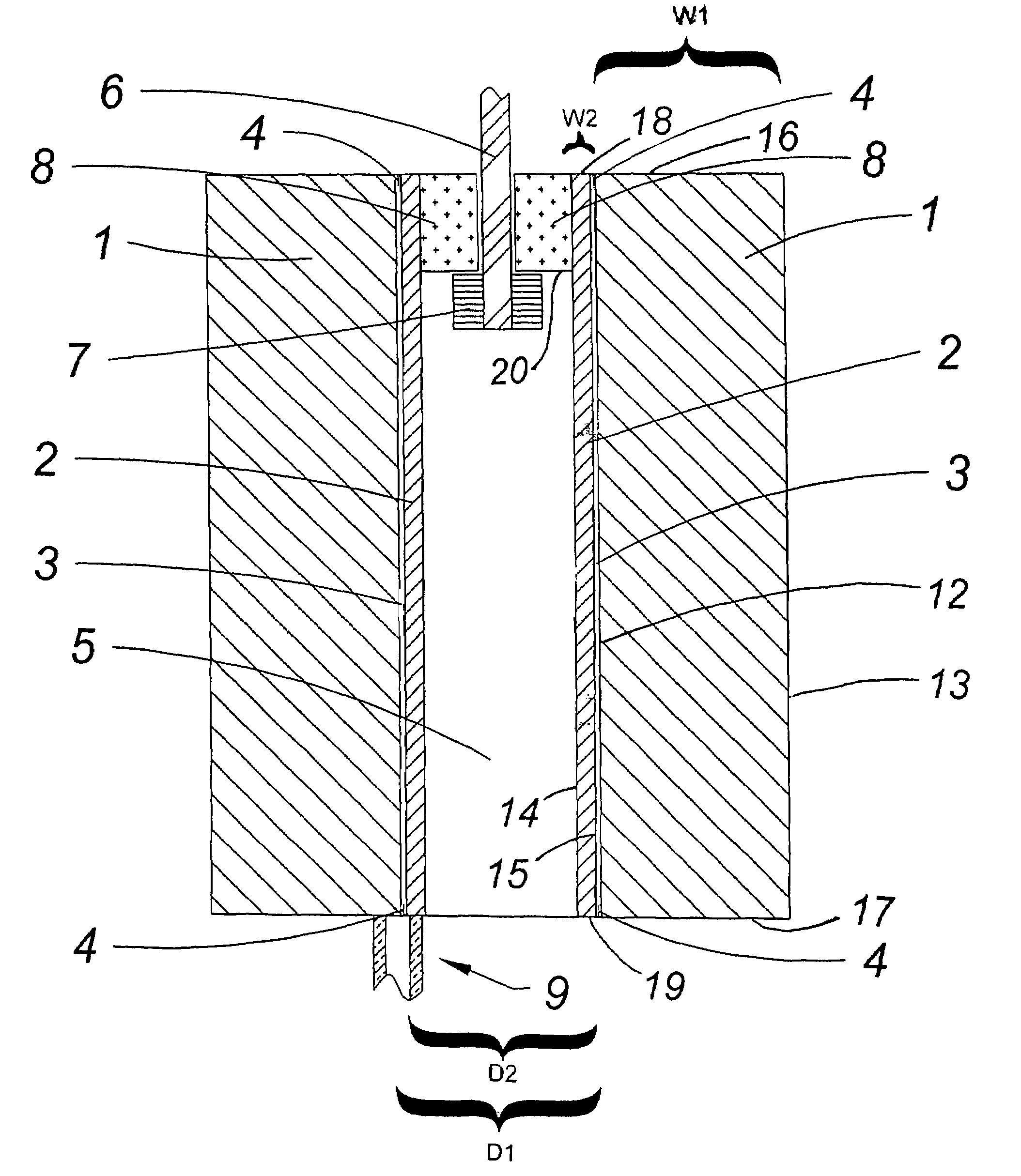 Method for explosive bonding of tubular metal liners