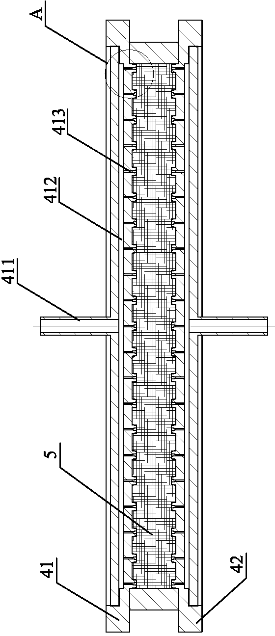 A-grade fireproofing thermal insulation material as well as production equipment and method thereof